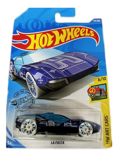 Auto Hw Art Cars 6/10 La Fasta 1/64 Hot Wheels