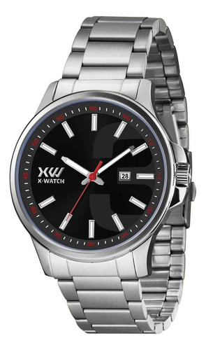 Relógio Masculino X-watch Analógico Prateado Xmss1054 P1sx