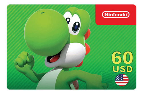 Nintendo Eshop Gift Card Switch 3ds Wii Tienda Usa Código 60