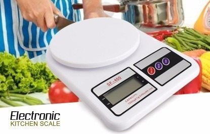 Balanza Cocina Electrónica Sf-400 10kl Kitchen Color Blanco