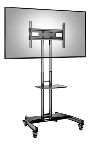 Suporte North Bayou AVA1500-60-1P de chão para TV/Monitor de 32" até 75" preto