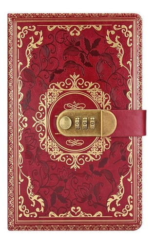 Mb Cuaderno Tipo Diario Combination Lock, Tamaño A5, Con
