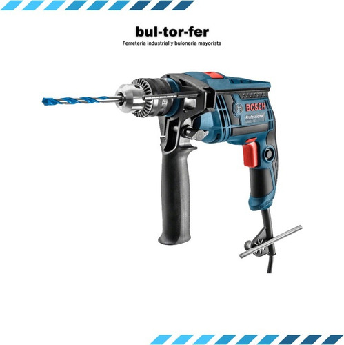 Imagen 2 de 8 de Taladro Percutor Atornillador Bosch Gsb 13 Re 13mm 650w