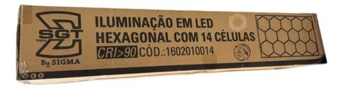 Luminaria Iluminação Colmeia Led 14 Células Sigma 110v/220v