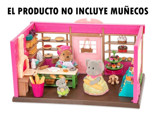 Imagen 3 de 6 de Lil Woodzeez 6619 Set Juego La Panaderia Con Accesorios