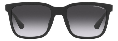 Óculos de sol masculinos Armani Exchange AX4112su originais, cor preta, cor da moldura