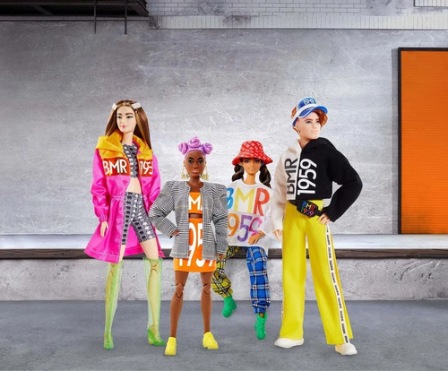 Muñeca Barbie Bmr1959 30 Cm Con Accesorios Moda Urbana