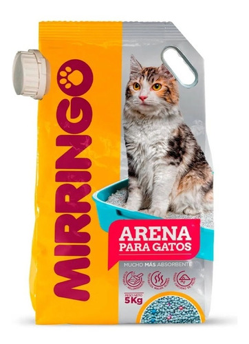 Arena Mirringo Para Gatos 5 Kg 