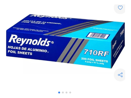 Hojas Papel Aluminio Reynolds Con 200 Flexible