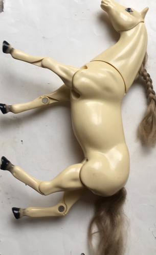 Caballo Para Muñeca Barbie Vintage Articulado (Usado)