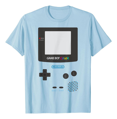 Polera Gráfica Nintendo Classic Gameboy Color Polera