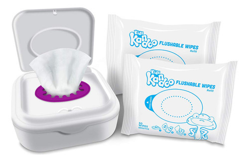 Kandoo Toallitas Desechables Para Bebs Y Nios, 100 Unidades