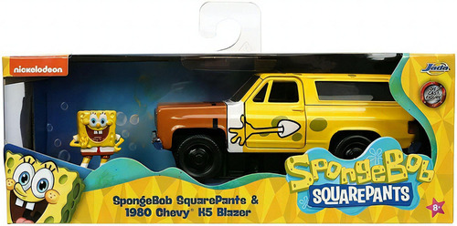 Bob Esponja Spongebob 1980 Chevrolet K5 Blazer 1:32 Jada Toy