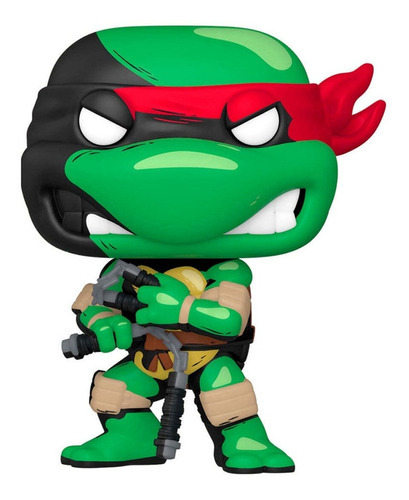 Boneco de ação Teenage Mutant Ninja Turtles: edição especial de Michelangelo, versão em quadrinhos do fabricante Funko Pop! 60653 Nickelodeon