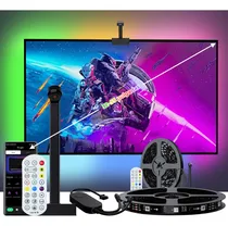 Comprar Tira Luces Led Para Tv Retroiluminación Lights Con Camera,Para Televisores De 32 a 55 Pulgadas,Sincronización De Música, Wi-Fi, Bluetooth y Control De Aplicaciones