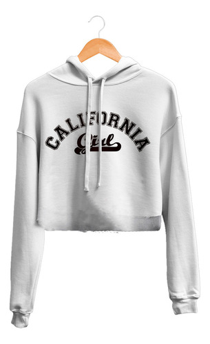 Hoodie Crop Top California Girl