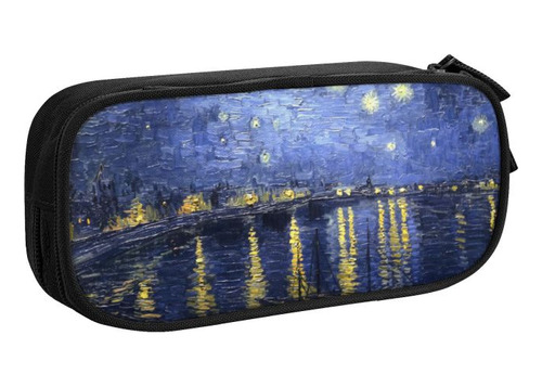 Estuche Para Lápices Personalizado Van Gogh Starry Night Par