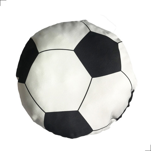 Almofada Redonda Decorativa Bola De Futebol Al09