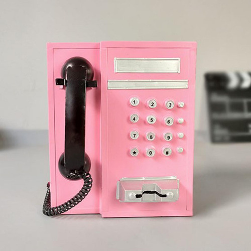 Accesorios De Teléfono Fijo Para Decoración De Pared, Rosa