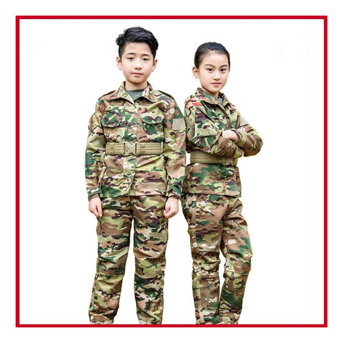 Traje Militar Especial De Swat Para Niños Con Estampado De S