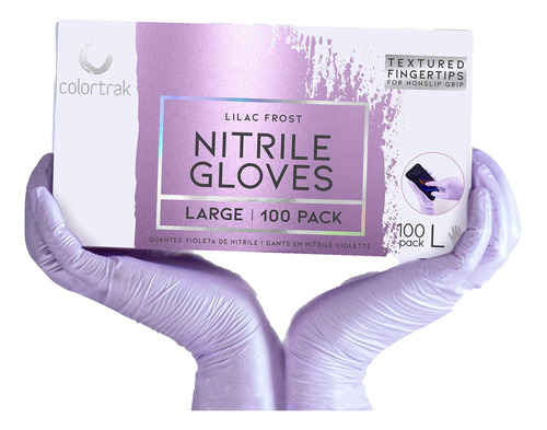 Colortrak Luminous Collection - Guantes Desechables De Nitri