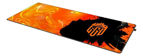 Mouse Pad Gamer Force One Skyhawk Los Grandes Xxl 900x400 Cor Laranja e preto