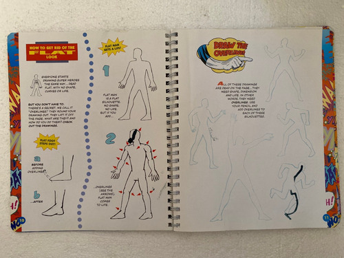 Libro Draw The Marvel Comics Super Heroes Klutz Ya Usado En (Usado)