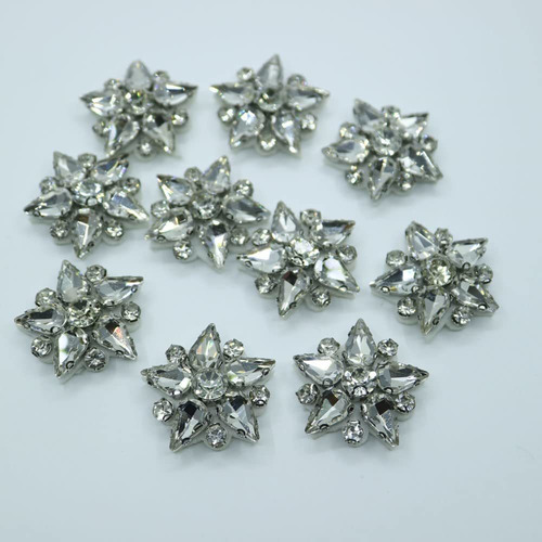 G-rui 10 Unidad Lote Aplique Cristal Diamante Imitacion Para