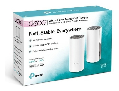 Sistema Tp Link Deco E4 Wi-fi Mesh Para Toda La Casa Ac1200 