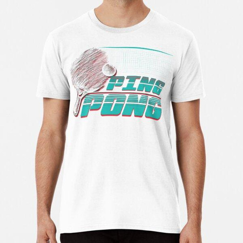 Remera Mesas De Pelotas De Juego De Ping Pong Grunge Algodon