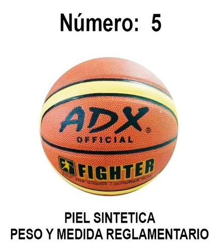 Balon Basquetbol Adx # 5 - Piel Sintetica | Envío gratis