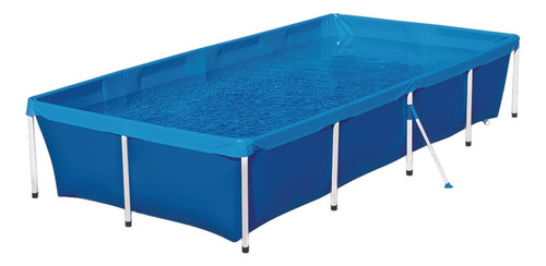 Piscina 3000 Lts Retangular Ferro Estruturada Standard Mor