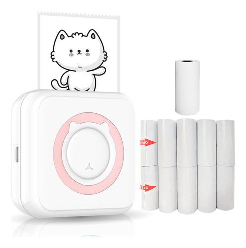 Mini Impresora Con Impresora Ios Smartphone Printer Mini