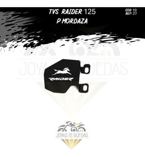 Acero Inoxidable Tvs Raider 125 Protector Mordaza Caliper