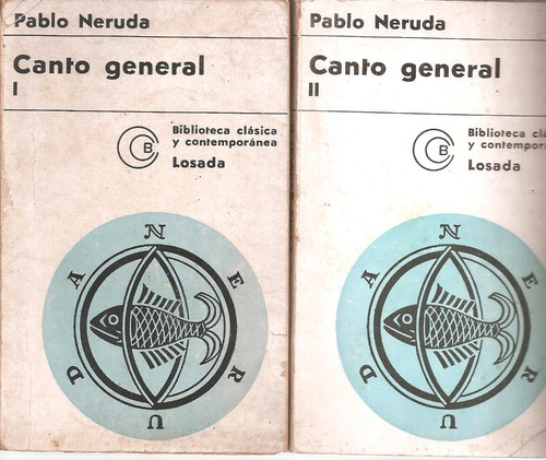 Canto General 2 Tomos Neruda Losada