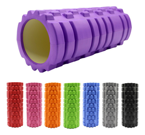 Foam Roller Rodillo Yoga Pilates Fitness Masajeador Gym33x14 Color Gris