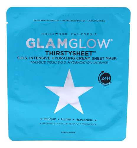 Glamglow Thirstysheet - Mascara De Hoja De Crema Hidratante