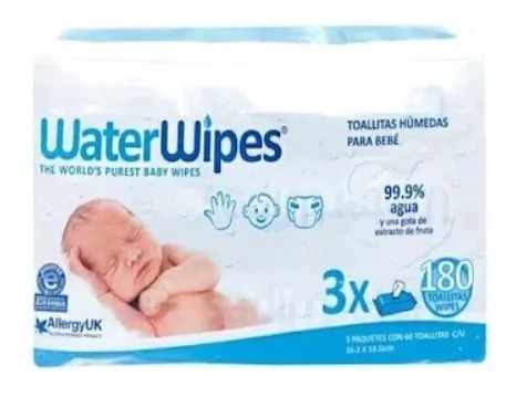 Water Wipes Pack X3 180 Und - Unidad a $327