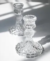 Comprar Juego De 2 Porta Velas Para Velas Cónicas, Soporte De Crista