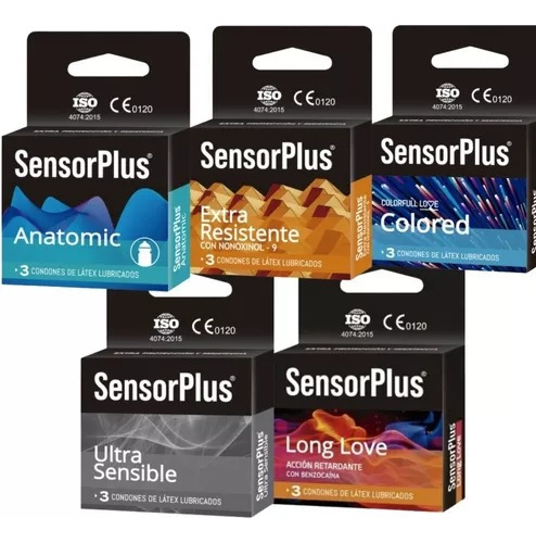 3 Condones Anatómicos Lubricados Pack 5 Cajas 