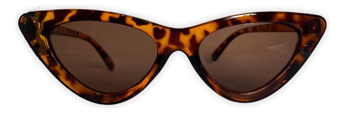 Óculos De Sol Retrô Gatinho Proteção Uv Leopardo Blogueira