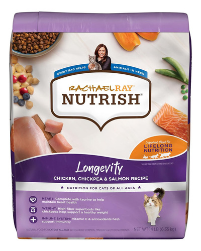 Rachael Ray Nutrish Longevity Alimento Seco Natural Premium