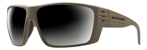 Gafas De Sol Native Eyewear Griz Rectangulares Desert Tan/gr