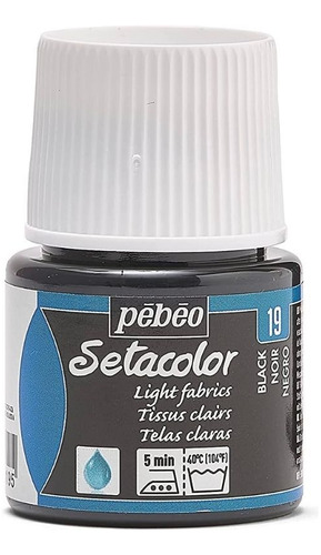 Pebeo Setacolor Tela - 19 Negro