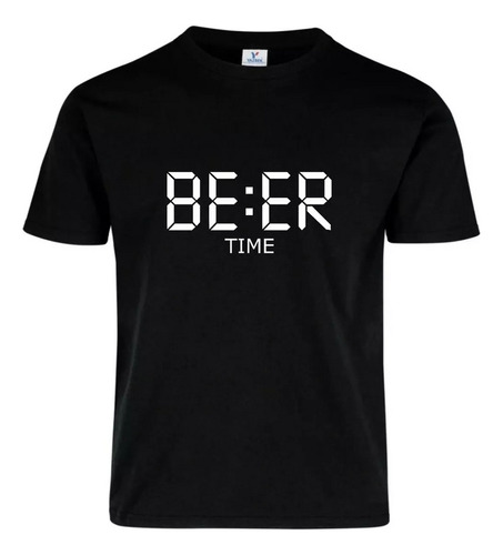 Playera Tiempo De Cerveza De Beber Beer Time Playera Cerveza