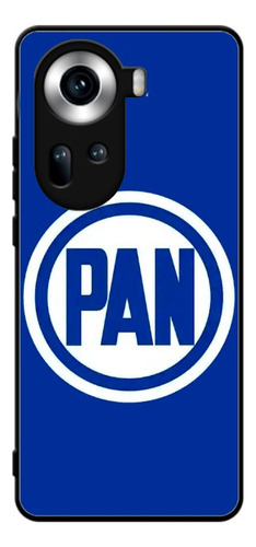 Funda Celular Diseño Partido Politico Mexico Pan Azul Logo Para Oppo