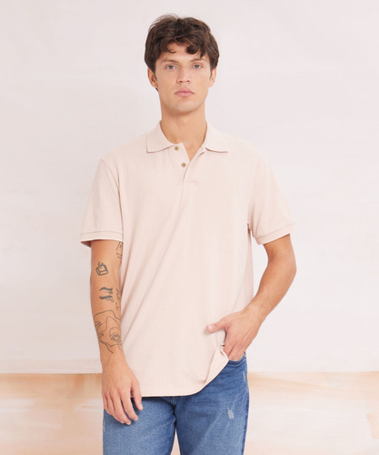 Polo Hombre Seven  Rosado Algodón 45110777-20257