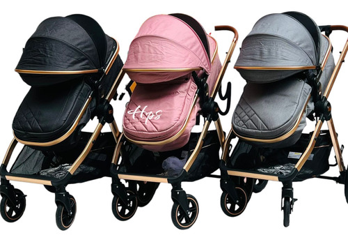 Coche Para Bebe Moisés Con Cubrepies. Toldillo Reversible