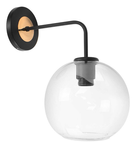 Lámpara Pared Vidrio Soplado Maxxi Mx-ar7026-n/tra Sin Foco
