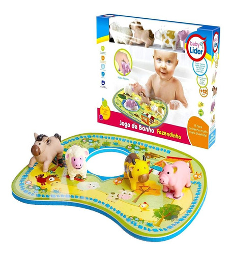 Jogo Fazendinha Banho Do Nenem 5602 - Lider Brinquedos